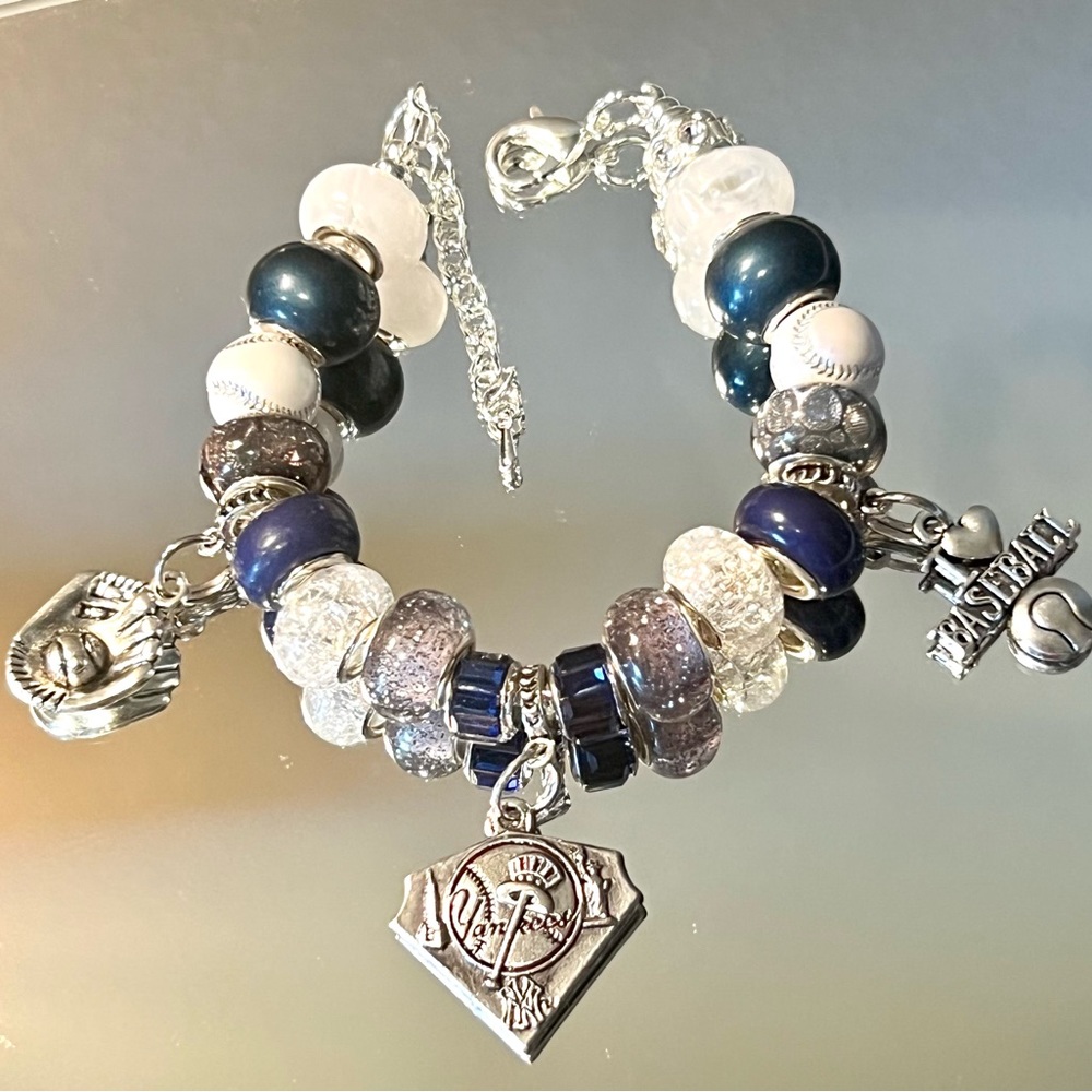 New York Yankees charm bracelet.